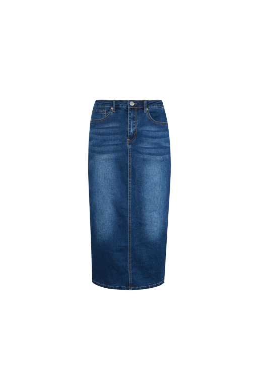 G-maxx, Esrae 905 Denim Donkerblauw - Rokken