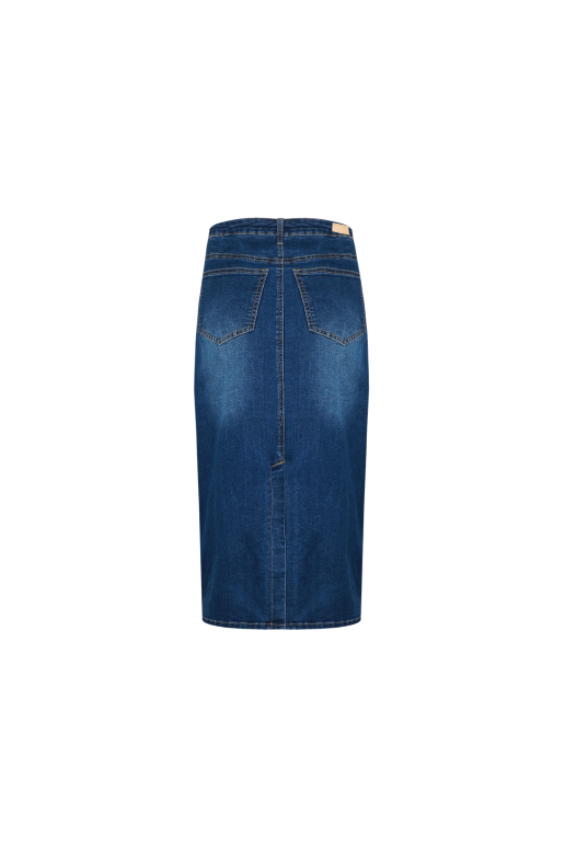 G-maxx, Esrae 905 Denim Donkerblauw - Rokken