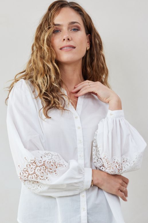 Didi, Lace Delight 1050 Off White - Blouse's